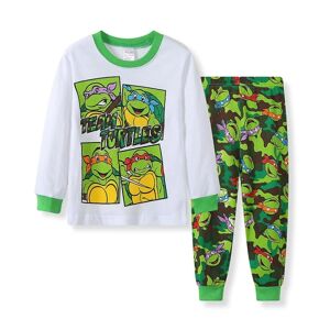 Teenage Mutant Ninja Turtles tema pyjamas sæt børns langærmede toppe og bukser hjemmetøj style 1 6 Years