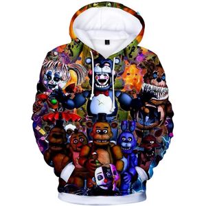 Five Nights At Freddy's 3d Digital Print Hættetrøjer Halloween Børn Unisex Fnaf Hættetrøje Sweatshirt Jumper Toppe style 3 9-10 Years