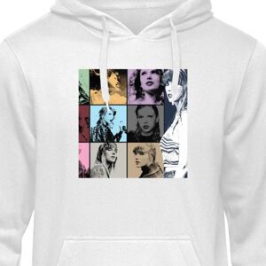 Børn Hoodie Taylor Swift hvid 9-11 År