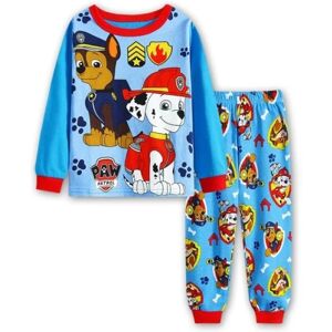 PAW Patrol Pyjamas Sæt Barn långärmade byxor Sæt Sovkläder blå 120cm