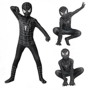 Sort Spiderman kostume til børn 7-8 years