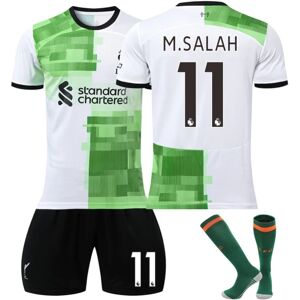 Goodies 23-24 M.Salah 11 Liverpool Away New Season Shirt Seneste Voksenskjorter Børneskjorter Kids 20(110-120cm)