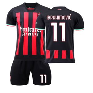 Goodies 22 AC Milan hjemmetrøje NR. 11 Ibrahimovic skjorte Voksne børn nyeste #26