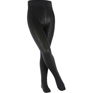 FALKE Girl's Comfort Wool Plain Tights, Black (Black 3000), 7 Years (Manufacturer size: 122-128)