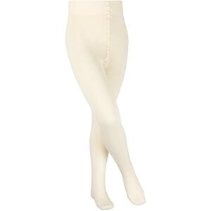 FALKE Girl's Comfort Wool Not Applicable Plain Tights, Beige (Woolwhite 2060), 7 Years (Manufacturer size: 122-128)