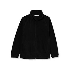 Trutex Unisex Polar Fleece Long Sleeve Jacket, Black, 5-6 Years