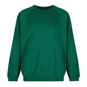 Trutex Unisex 260G Crew Neck Sweatshirt, Grün (Emerald), 134 (Herstellergröße: 25-27