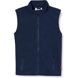 Playshoes Boy's Kids Sleeveless Warm Fleece Vest Zipper Gilet, Blue (Navy), 10 Years (Manufacturer Size:9-10 Years (140cm))