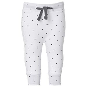 Noppies Baby Unisex Bottoms, Jrsy Comfort, Bo Trousers (U Pants Jrsy Comfort Bo) White (White C001) Starred, size: 62