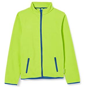 Playshoes Unisex Children's Fleece Jacket, Contrasting Colour (Kinder Fleece-jacke Farbig Abgesetzt) Green (green 29), size: 80