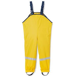 Playshoes Rain Dungarees Textile Lining Easy Fit Boy's Trousers Yellow, 9-10 Years (Manufacturer size :140 cm)