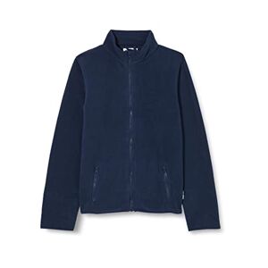 Playshoes Boy's Kids Warm Fleece Zipper Long Sleeve Jacket, Blue (Navy), 7-8 Years (Manufacturer size :128 cm)