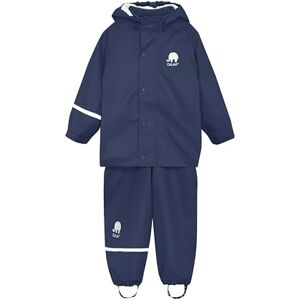 Celavi boys' 2-piece rain suit in many colours rain jacket (pack of 6) ( Zweiteiliger Regenanzug in Vielen Farben) blue Plain, size: 120