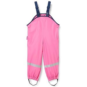 Playshoes Rain Dungarees Textile Lining Easy Fit Boy's Trousers Pink, 2-3 Years (Manufacturer size :98 cm)