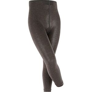 FALKE Unisex Kinder Leggings Active Warm K LE Wolle einfarbig 1 Stück, Grau (Anthracite Melange 3080), 134-146