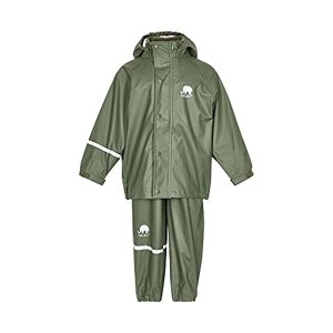Celavi Unisex two-piece rain suit in many colours rain jacket ( Zweiteiliger Regenanzug in Vielen Farben) Army Green (Army 988), size: 128 (130)