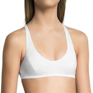 DIM Girl's  POCKET MICRO BRASSIERE SPORT Underwear White White 10 years (Brand size: 10 ans)