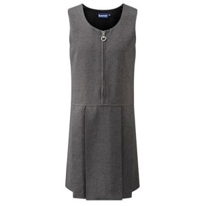 Banner Girl's Lynton Sleeveless Pleated School Dress, Grey, 6-7 years