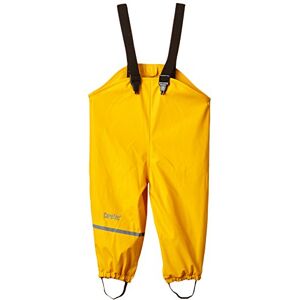 CareTec Children's Waterproof Rain Dungarees with Fleece Lining (Various Colours), Grey (Yellow 324), 140