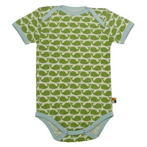 loud + proud Unisex Baby Organic Cotton Short Sleeve Body Moss 12-18 Months