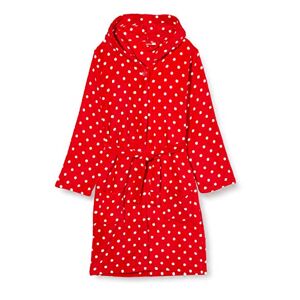 Playshoes Fleece Bathrobe, Unisex Children's Dressing Gown, dots