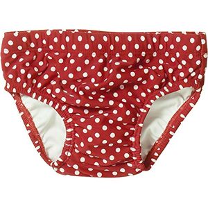 Playshoes Baby-Girls UV Sun Protection Polka Dot Swim Diaper Swim Nappy, Red (Original), 3-6 Months (Manufacturer Size:62/68 (3-6 Months))