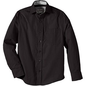 G.O.L. Boy's Hemde mit Haifischkragen, Slimfit 5535500 Shirt, Black (Black 2), 9 Years (Manufacturer size: 134)