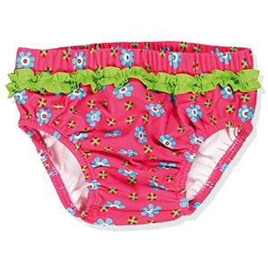 Playshoes Baby-Girls UV Sun Protection Swim Diaper Flowers Swim Nappy, Pink (Original), 3-6 Months (Manufacturer Size:62/68 (3-6 Months))