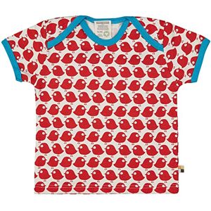 loud + proud Unisex Baby T-Shirts Animal Print 204 (204) Red (Tomato) Animal Print, size: 98/104