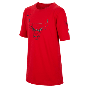 Chicago Bulls Essential Nike NBA-T-shirt til større børn (drenge) - rød rød M