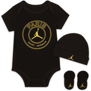 Nike Paris Saint-Germain-bodysuitsæt til babyer (0-6 mdr.) - sort sort 0-6M