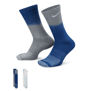 Stødabsorberende Nike Everyday Plus-crewstrømper (2 par) - multifarvet multifarvet 34-38