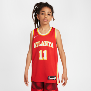 Atlanta Hawks 2023/24 Icon Edition Nike NBA Swingman-trøje til større børn - rød rød L