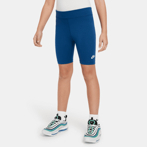 Nike Cykelshorts (18 cm) til større børn (piger) - blå blå XL