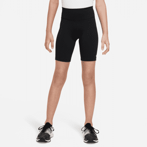 Nike One-cykelshorts til større børn (piger) - sort sort S