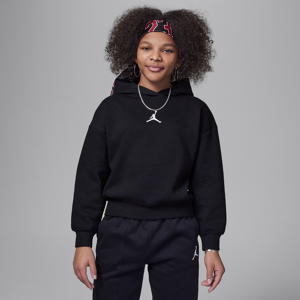 Jordan Icon Play-pullover-hættetrøje til større børn - sort sort L