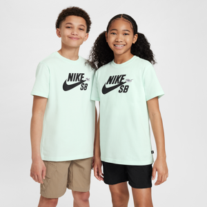 Nike SB - T-shirt til større børn - grøn grøn S