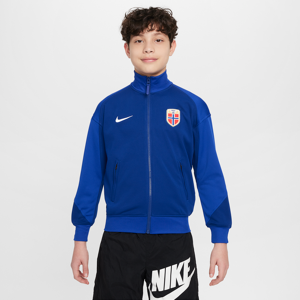 Norge Academy Pro Nike Dri-FIT-fodboldjakke til større børn - blå blå M