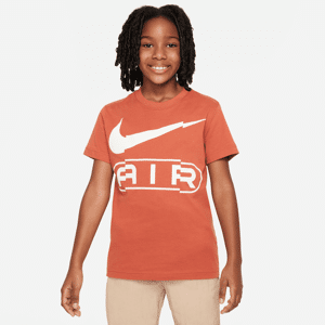 Nike Sportswear-T-shirt til større børn (piger) - Orange Orange M