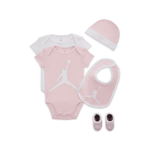 Femdelt Jordan Core-body-gavesæt i æske til babyer - Pink Pink 6-12M