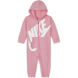 Nike-heldragt med fuld lynlås til babyer (0-12 mdr.) - Pink Pink 3-6M