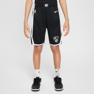 Brooklyn Nets 2023/24 Icon Edition Nike NBA Swingman-shorts til større børn (drenge) - sort sort XL
