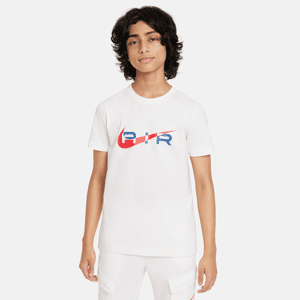 Nike Air-T-shirt til større børn (drenge) - hvid hvid XL