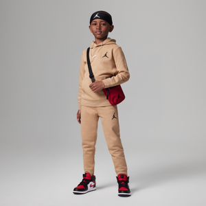 Todelt Jordan MJ Essentials-pullover-hættetrøje-sæt i fleece til mindre børn - brun brun 6