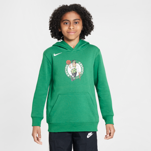 Boston Celtics Club Nike NBA-pullover-hættetrøje i fleece til større børn - grøn grøn M