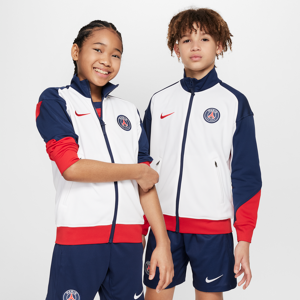 Nike Maskinstrikket Paris Saint-Germain Academy Pro-fodboldjakke til større børn - hvid hvid M