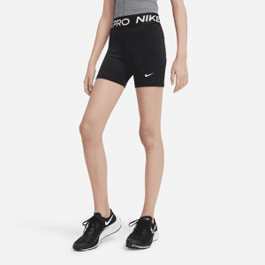 Nike Pro-shorts til større børn (piger) - sort sort S