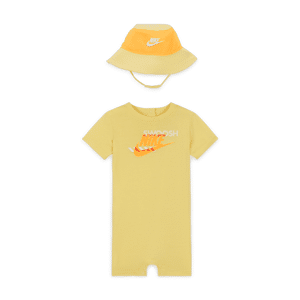 Nike Sportswear PE-sæt med buksedragt og bøllehat til babyer (12-24 M) - gul gul 18M