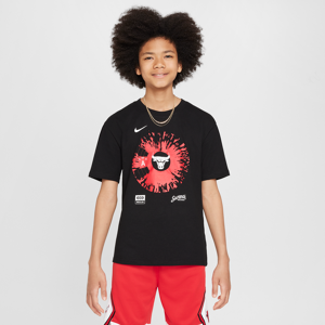 Chicago Bulls Courtside Nike NBA Max90-T-shirt til større børn - sort sort S