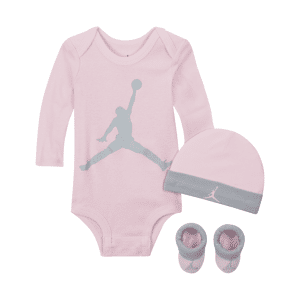 3-delt Jordan-sæt til babyer (0-12M) - Pink Pink 6-12M
